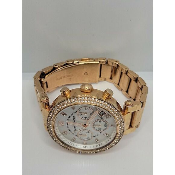 MICHAEL KORS MK5491 Women's Stainless Steel Analog Dial Quartz Wrist Watch AM163 - Picture 8 of 11